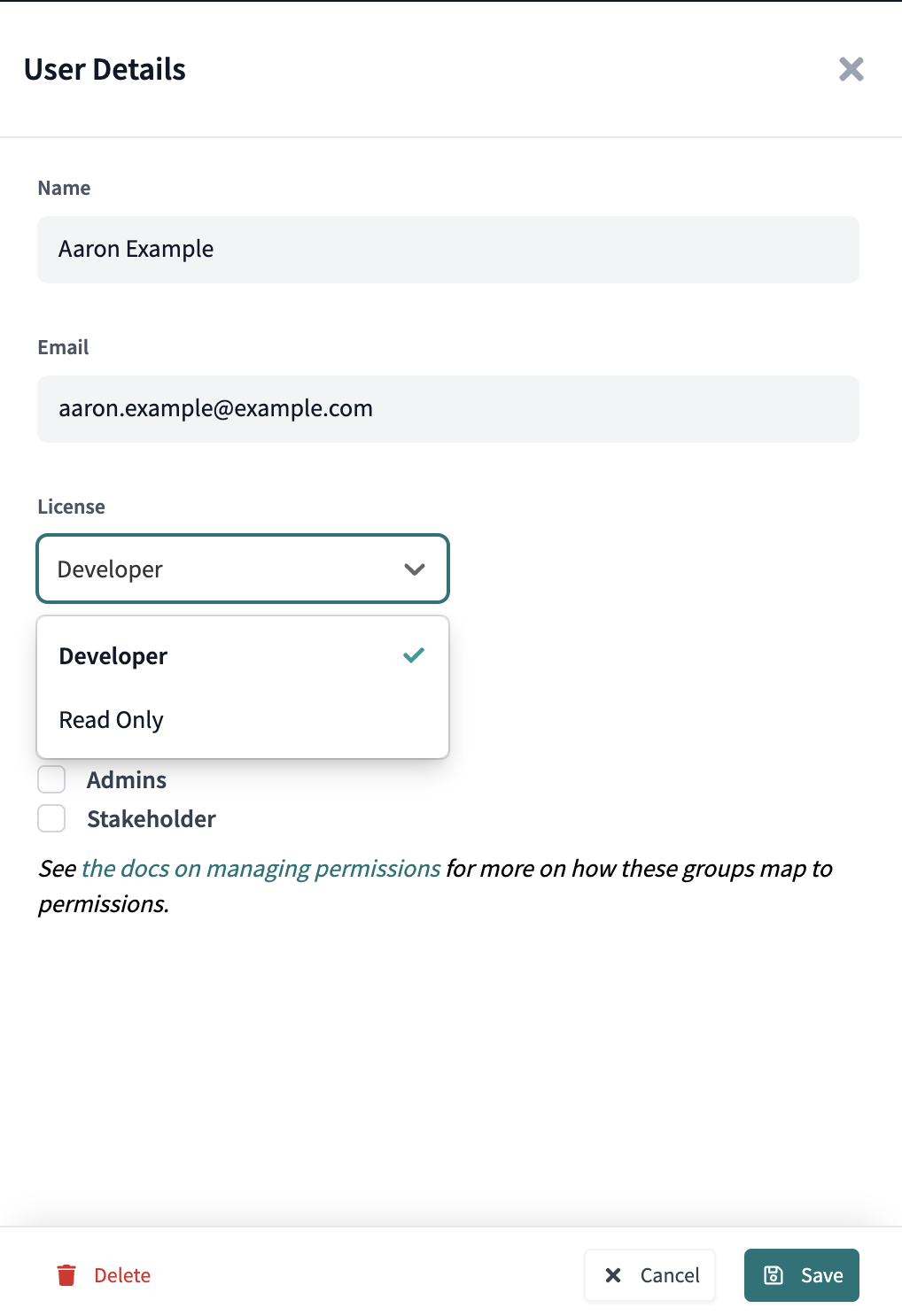 Manually assigning licenses